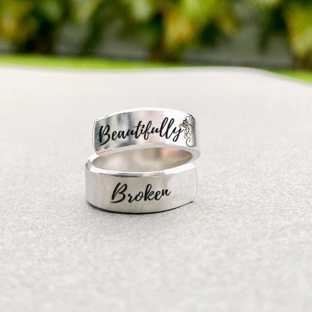 Beautifully Broken Twist Ring