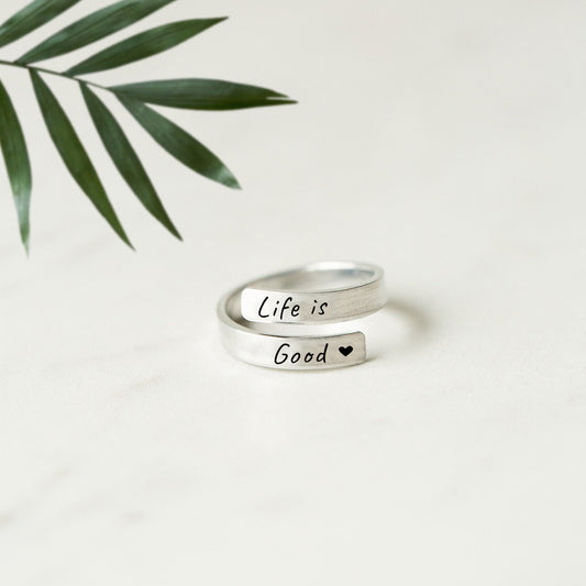 Life Is Good Ring