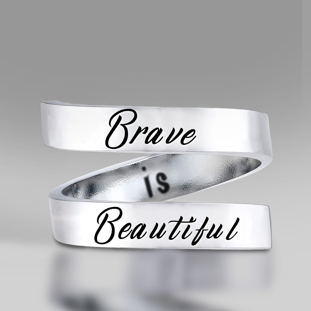 Brave Is Beautiful Ring