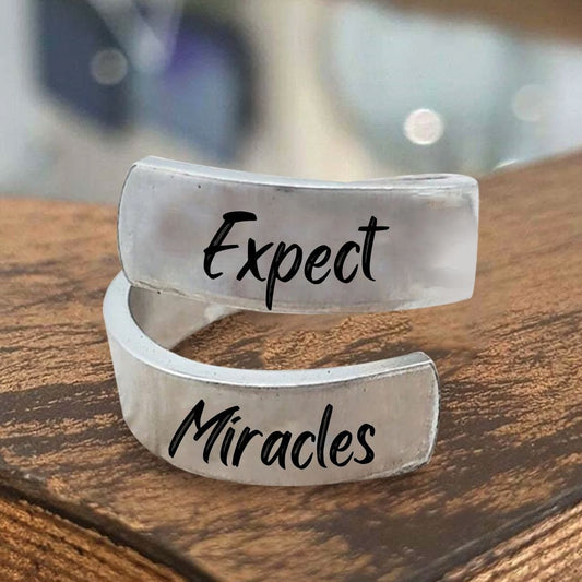 Expect Miracles Ring