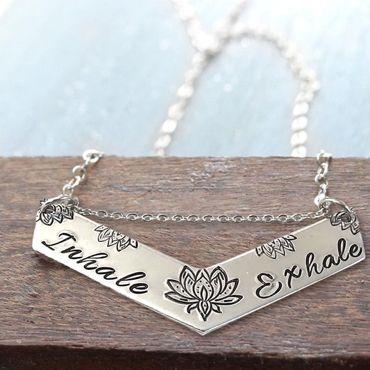 Inhale Exhale Necklace