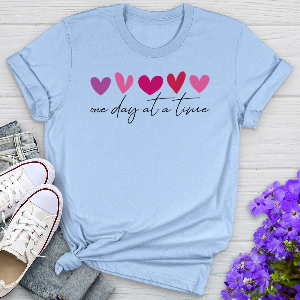 One Day At A Time Heart Tee