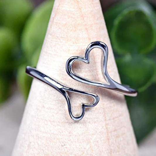 Double Heart Ring