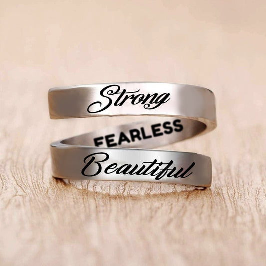 Strong Fearless Beautiful Ring